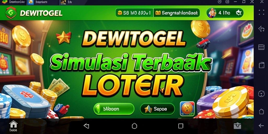 Tampilan gameplay DEWITOGEL dengan simulasi lotere yang menarik.