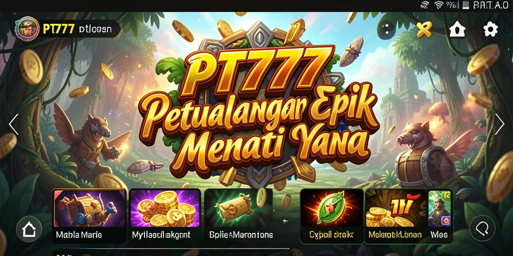 Gameplay PT777 menampilkan aksi petualangan yang mendebarkan.