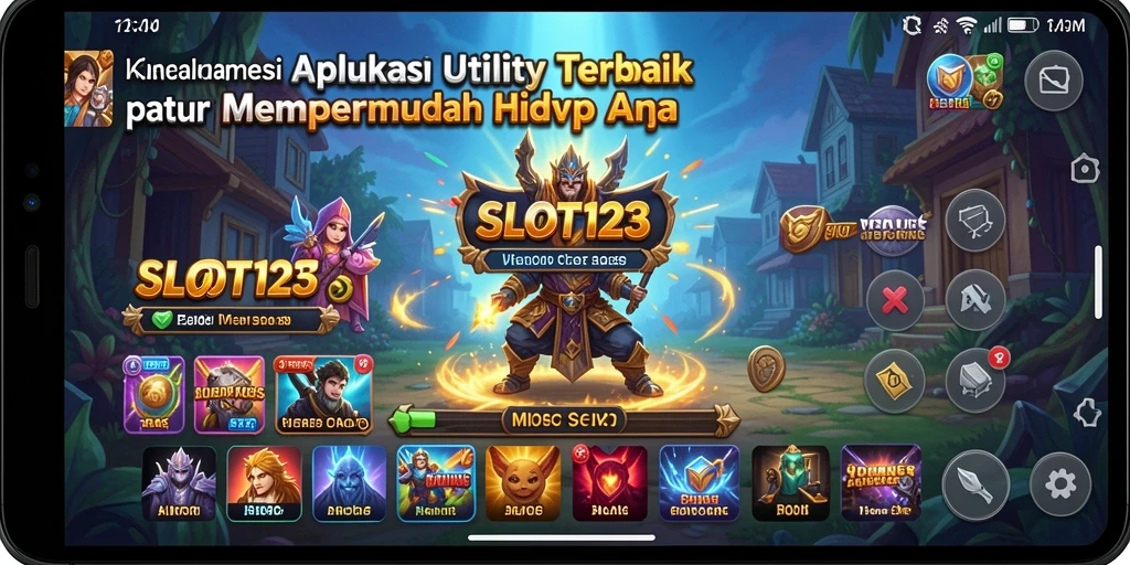 Tampilan antarmuka SLOT123 yang menarik dan fungsional.